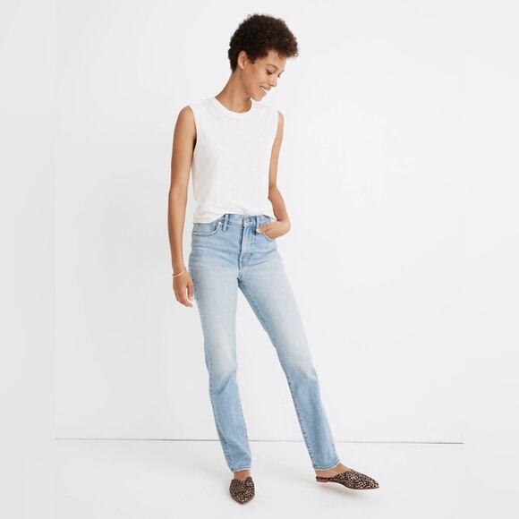 Madewell The Perfect Vintage Full-Length Jean in Colebrooke Wash Sz 25 - Picture 1 of 9